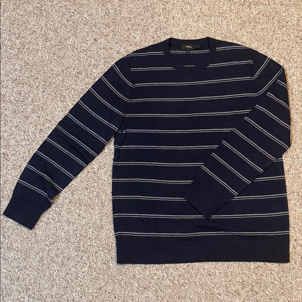 Theory, Men's Riland Wool-Blend Crewneck Sweater, L, NWOT